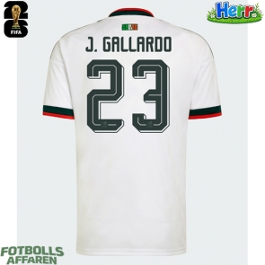 Mexiko Jesus Gallardo #23 Bortatröja VM 2026 Kortärmad